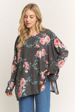 Tammie Rose & Charcoal Top