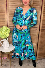 Blue Twist Dress