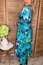 Blue Twist Dress