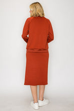 Addie Athletic/Legging Coverage Skirt- Rust