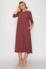 PREORDER: Everyday Style Dress- Burgundy
