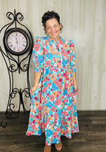 Juliet Teal & Floral Dress