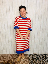 Patriotic Knit Midi Dress