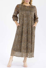 Leopard & Plaid Sequin Dress