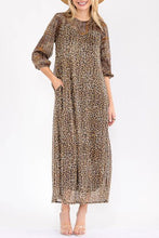 Leopard & Plaid Sequin Dress