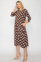 Hannah Brown Dot Dress