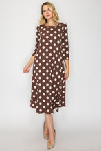 Hannah Brown Dot Dress
