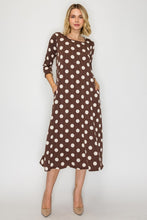 Hannah Brown Dot Dress