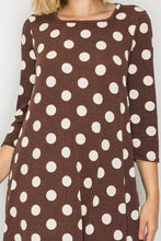 Hannah Brown Dot Dress