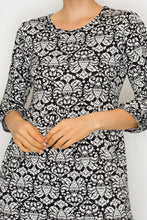 Katie Black & Ivory Dress