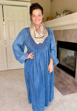 Kristen Smocking & Denim Dress