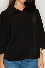 Black Collared Shirt