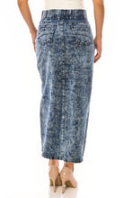 Debbie Long Jean Skirt- Snow Wash