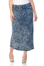 Debbie Long Jean Skirt- Snow Wash