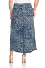 Debbie Long Jean Skirt- Snow Wash