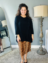 Tara Sharkbite Tunic-Black