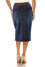 Debbie Jean Skirt- Dark Wash & Tie