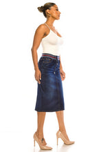 Debbie Jean Skirt- Dark Wash & Tie