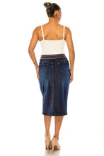 Debbie Jean Skirt- Dark Wash & Tie