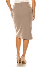 Melissa Twill Skirt-Khaki