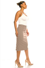 Melissa Twill Skirt-Khaki