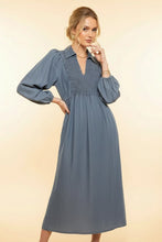Kristen Smocking & Denim Dress