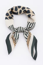 Stripes & Leopard Scarf