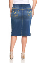 Debbie Jean Skirt-Indigo Wash