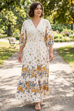 Day In the Park Cream Button Front Dress