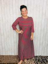 Everyday Style Dress- Burgundy