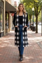 Buffalo Plaid Cardigan (White or Red)