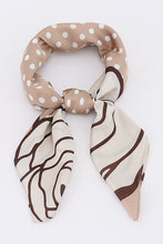 Floral & Polkadot Beige Scarf