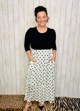 Tonya Black & White Polkadot Dress