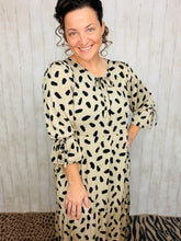 Clara Mocha & Dot Dress