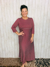 Everyday Style Dress- Burgundy