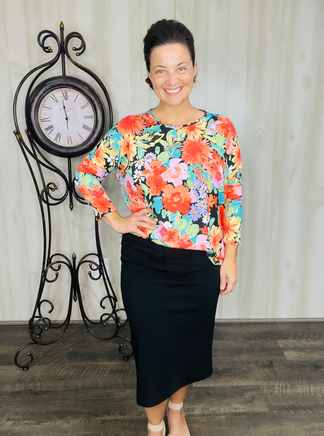 Lilliann Buttery Soft Floral Top