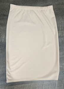 Miss Amy Thicker Fabric Pencil Skirt- (Regular) -Stone (33" Length)