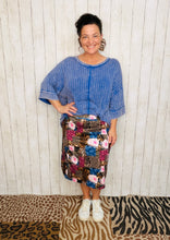 Missy Leopard & Floral Swim/Active Skirt (Hidden Shorts) 22”