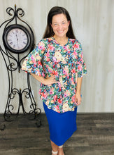 Rosey & Flowy Top