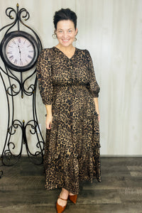 Katie Classic Leopard Dress