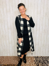 Buffalo Plaid Cardigan (White or Red)