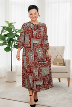 Maddie Patchwork & Leopard Dress