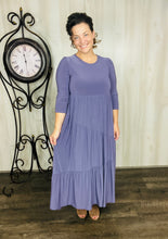 Tonya Marie Tiered Dress-Violet