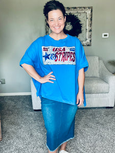 Stars & Stripes USA Top