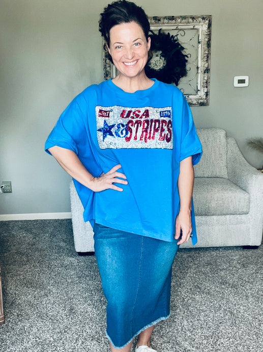 Stars & Stripes USA Top