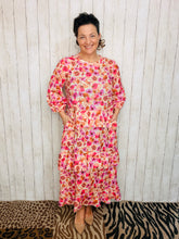 Ruffles & Luxury Dress- Multi Pink