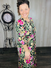 Kimmy Tiers & Bows Dress- Black