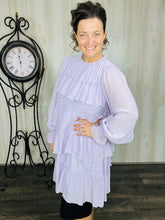 Georgia Lavender Ruffle Tunic