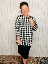 Houndstooth Dolman Top