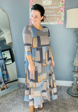 Tonya Marie Tiered Dress-Patchwork